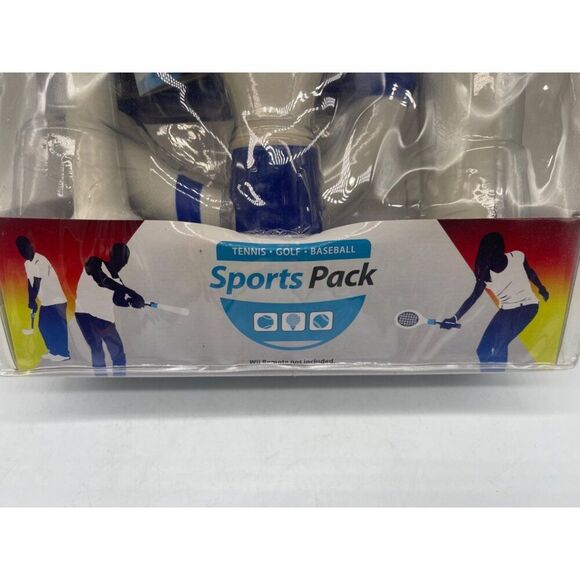 Hasbro Nerf Sports Pack For Nintendo Wii Tennis Golf Baseball Wheel - Picture 6 of 6